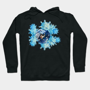 Coronavirus takes earth Hoodie